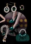 JAMIEshow - Glam - Glorious Day - Look 2 - Emerald Drop - наряд